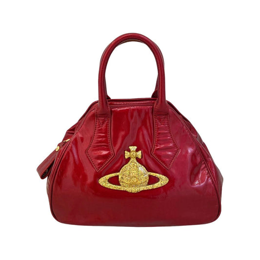 Super Rare Classic VIVIENNE WESTWOOD Red Patent Leather Bag