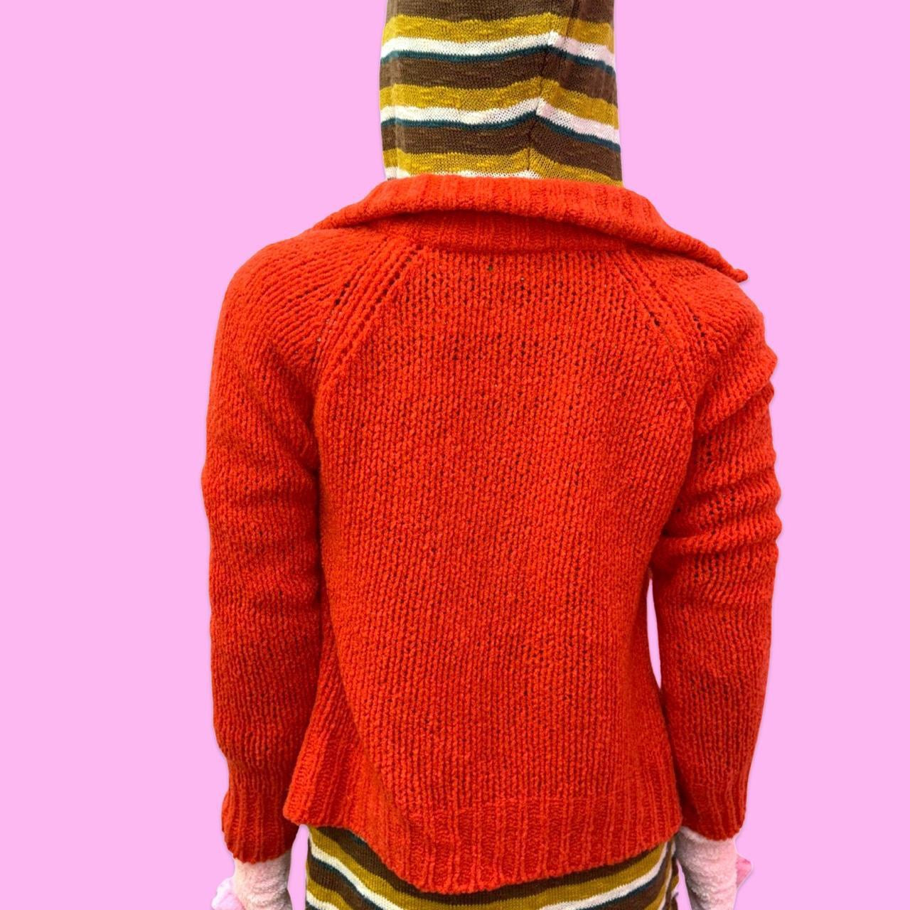 UNITED COLORS OF BENETTON Orange Cardigan