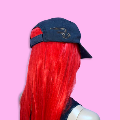 Y2K RANCHGIRLS Rhinestones Logo Cap