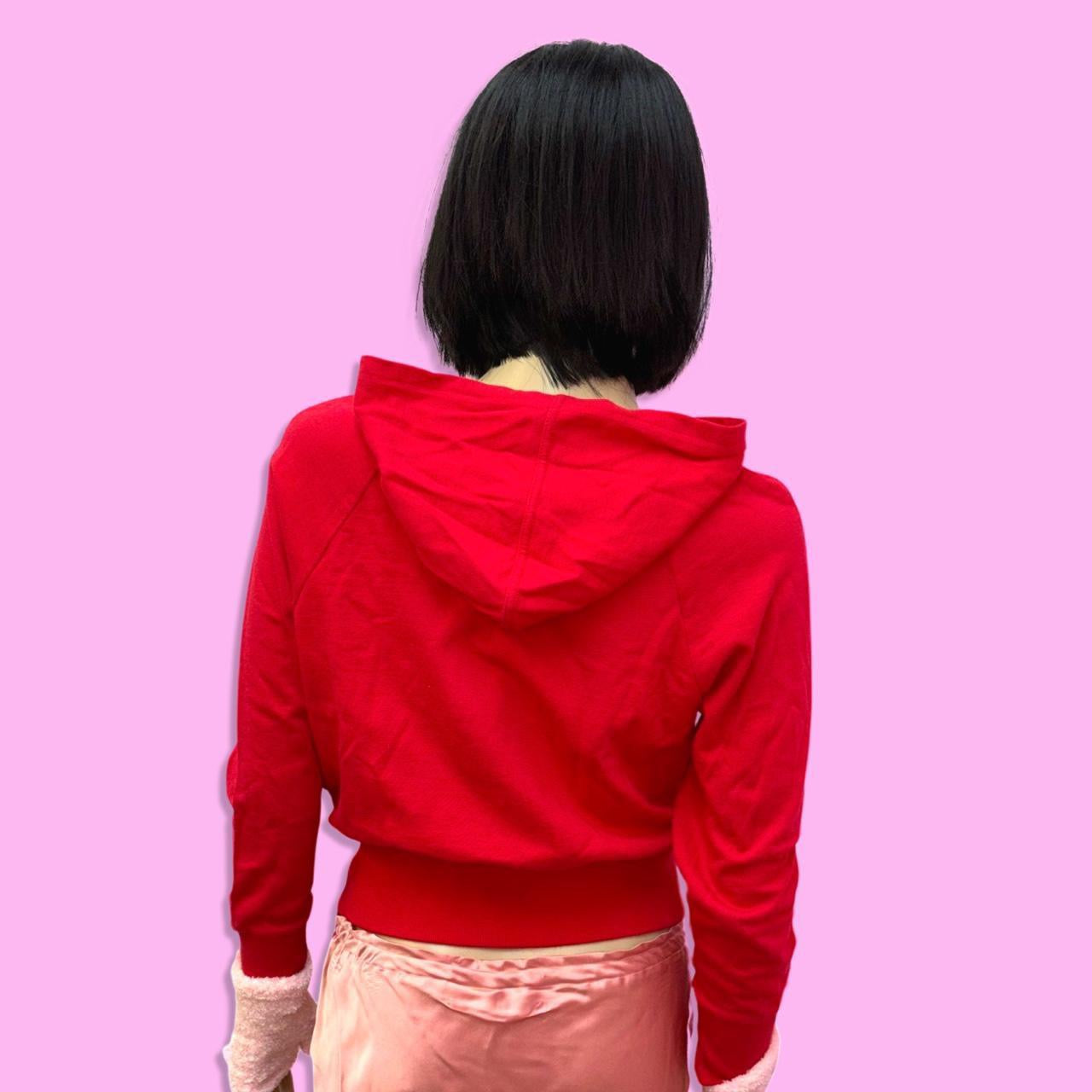 VIVA YOU Red Rhinestone Track Jacket