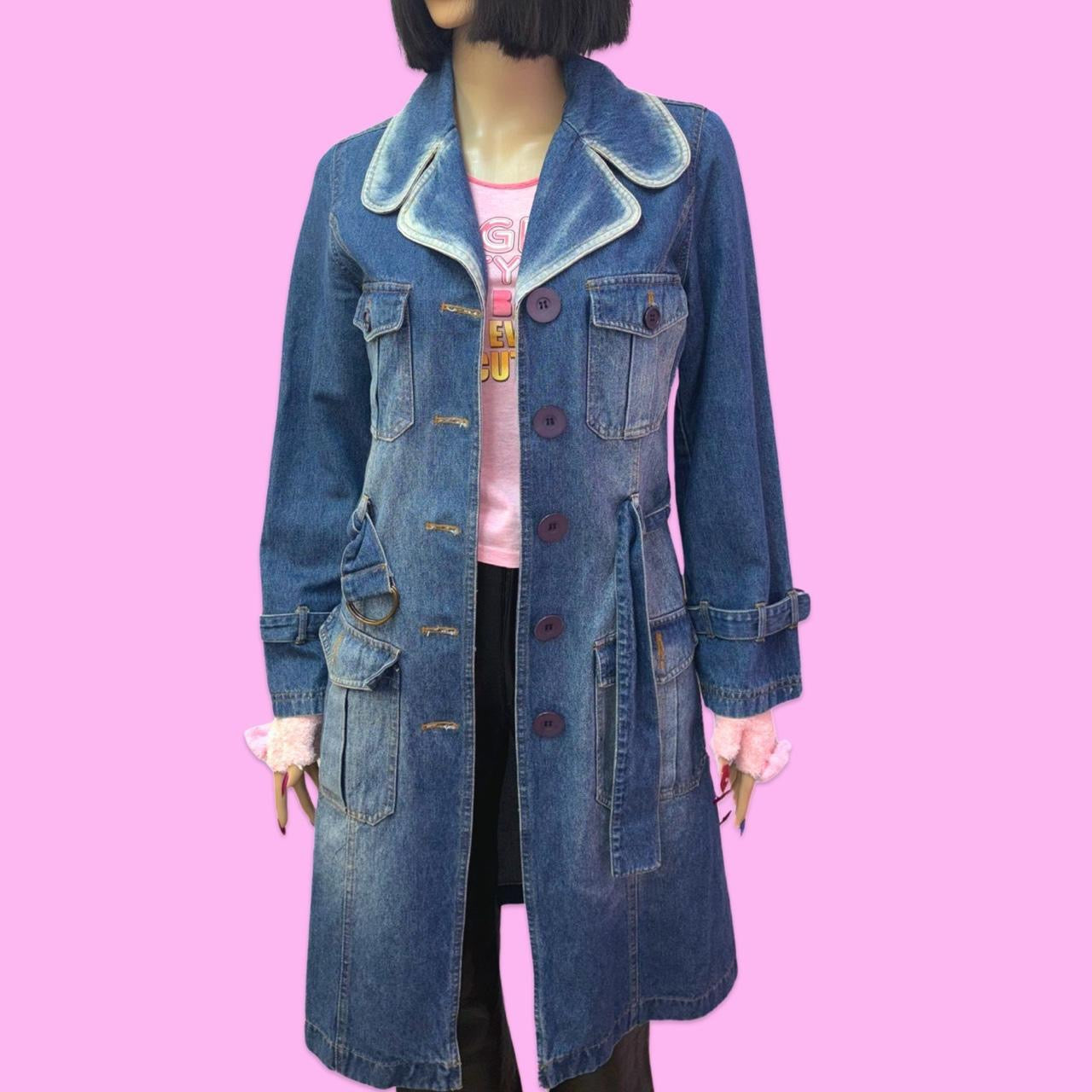 MISS SIXTY Denim Trench Coat