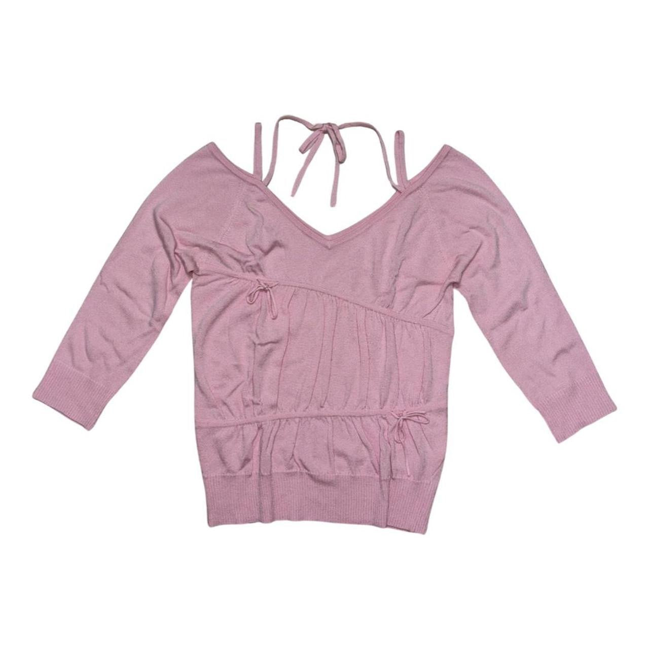 PRIVATE LABEL Pink Ribbons Balletcore Top