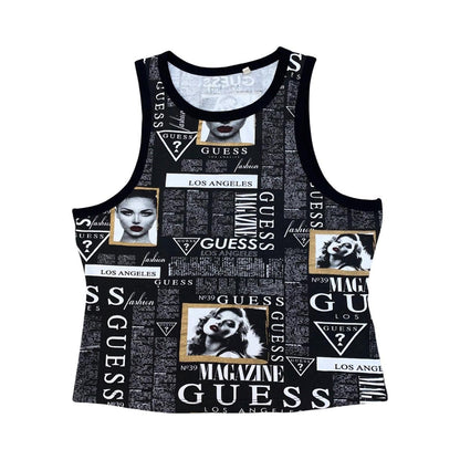 Y2K GUESS Magazine Vest