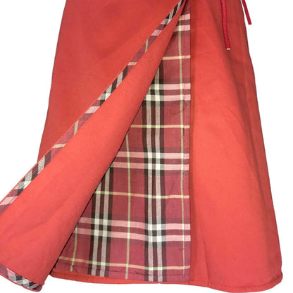 Vintage BURBERRY Tartan Double-sided Wrap Skirt