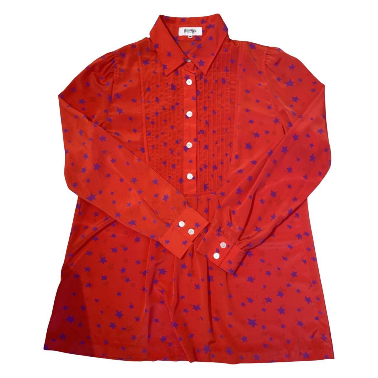 SONIA BY SONIA RYKIEL Purple Stars Blouse