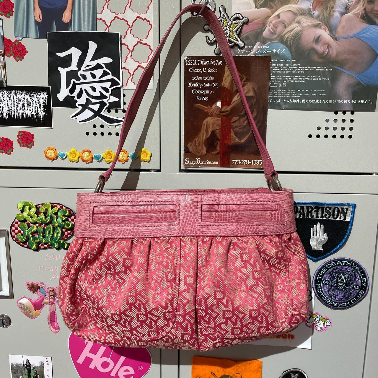 DKNY Pink Monogram Bag