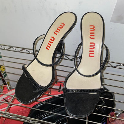 Vintage MIU MIU Patent Leather Sandals