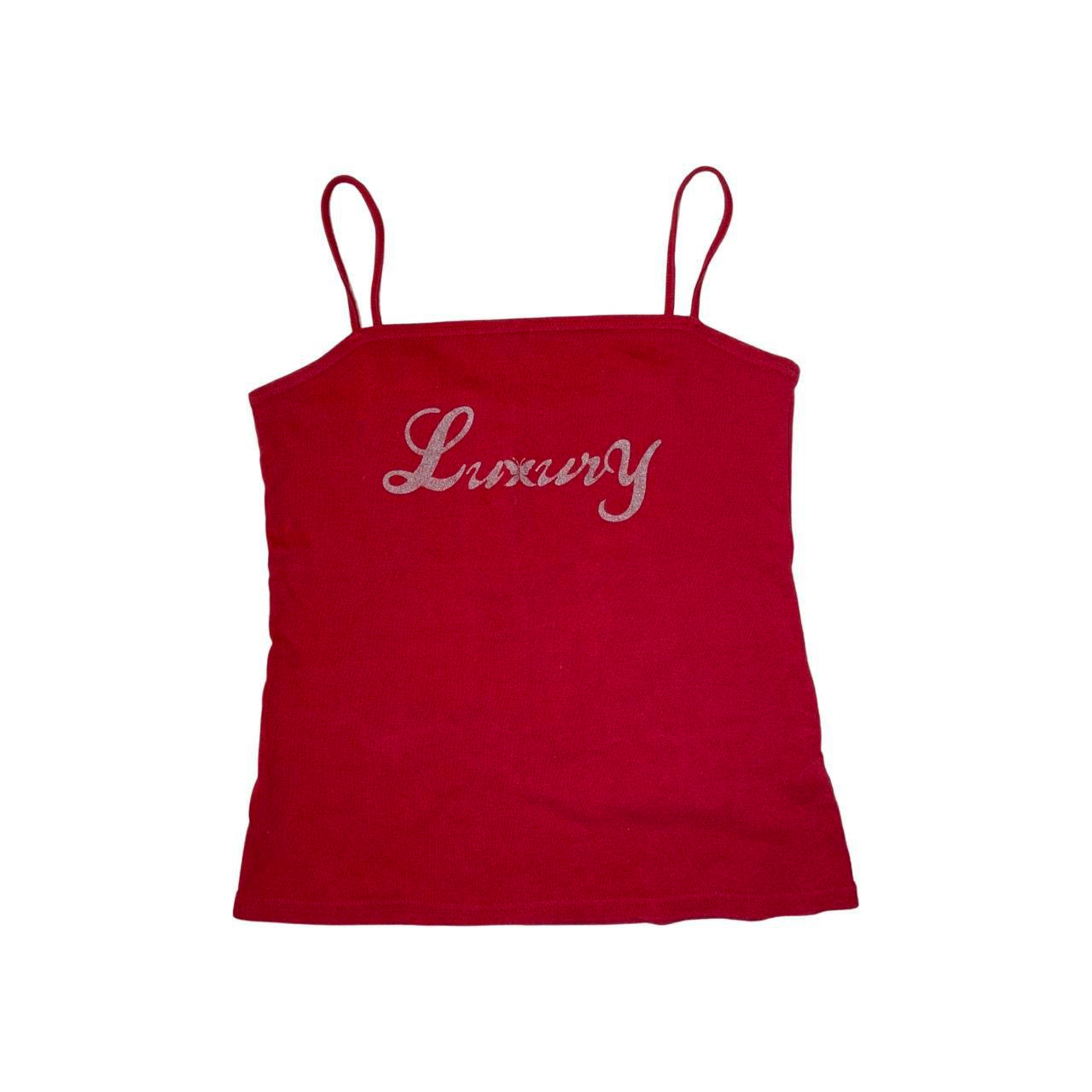 Y2K VIVAYOU Glitter Luxury Cami Top