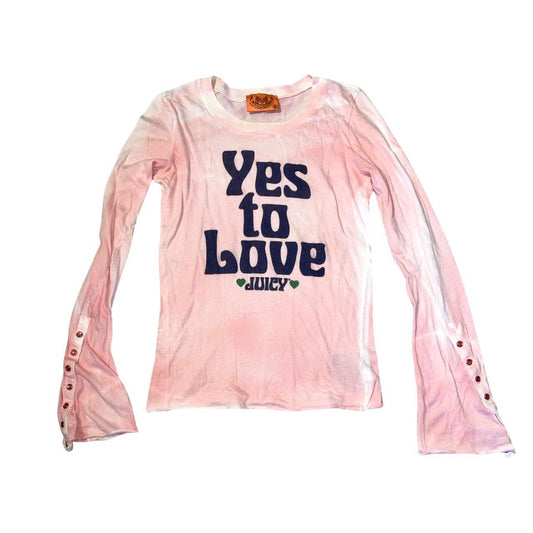 JUICY COUTURE Yes to Love Flared Sleeves Top