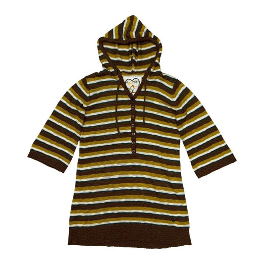 ROXY Stipped Hooded Sweater